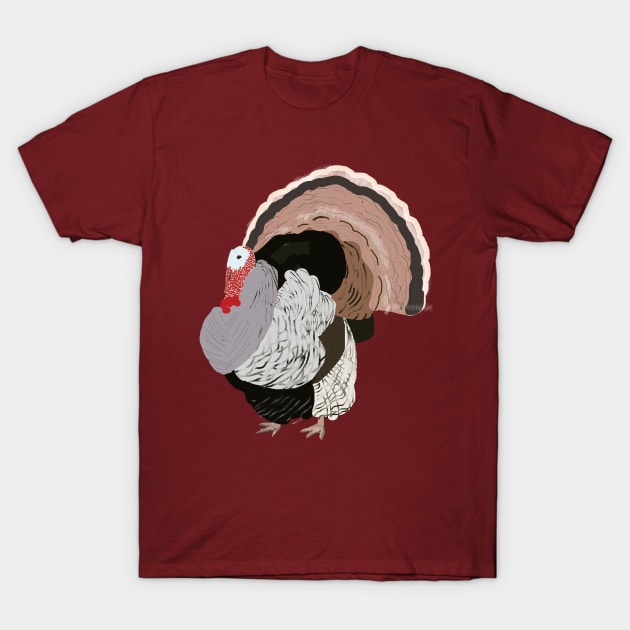 Turkey Illustration T-Shirt by ahadden